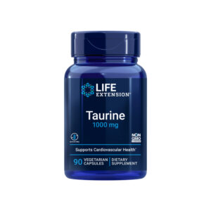 Taurina 1000mg 90 Veg Cápsulas - Life Extension