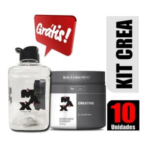 Kit Atacado 10x Creatina 300g - Max Titanium