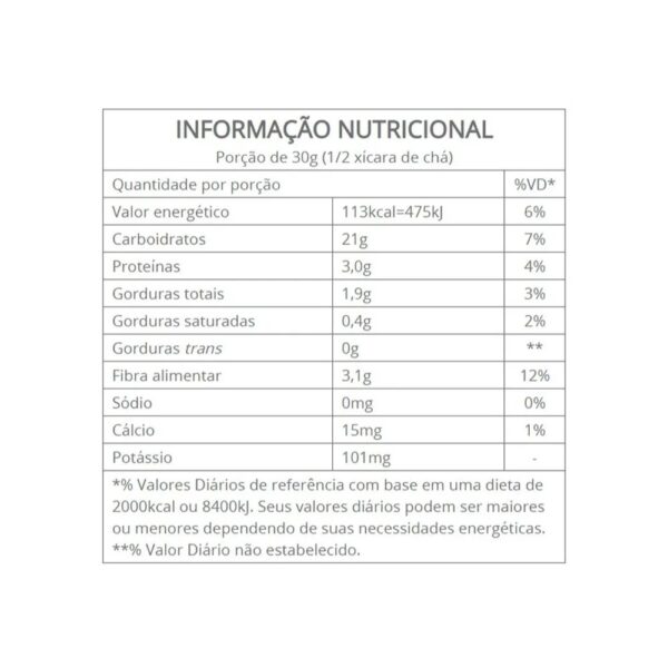 kit 12 Aveias flocos finos (Integral sem Glúten) 200g cada - Vitalin