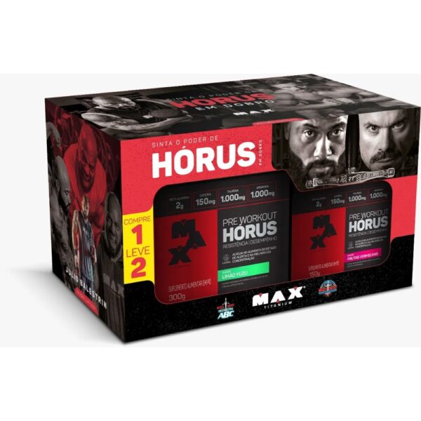 tmpkithorusmaxtitanium-d8ff0bfa6e.jpg Kit Hórus Duplo Poder Limão Yuzu 300g + Frutas Vermelhas 150g - Max Titanium