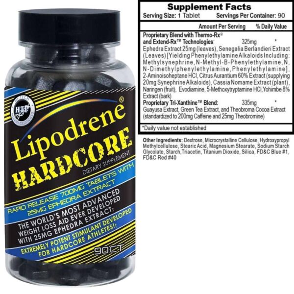 Lipodrene Hardcore - Hi-Tech Pharmaceuticals 90 tabletes