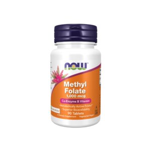 Methyl Folate (Metilfolato) 1000mcg - Now Foods 90 tabletes