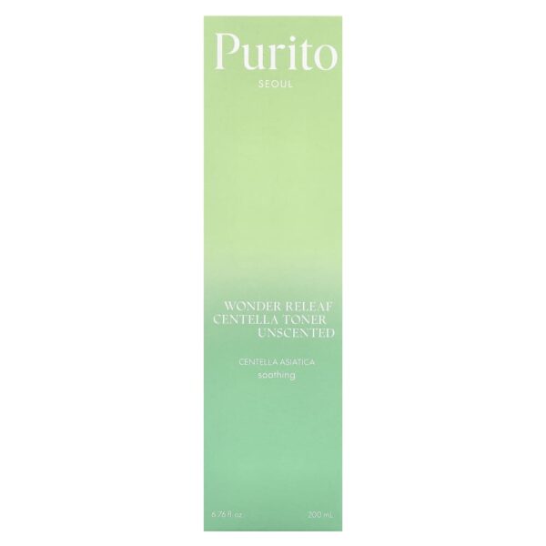 Tônico Facial Centella Wonder Releaf Sem Perfume 200 ml - Purito