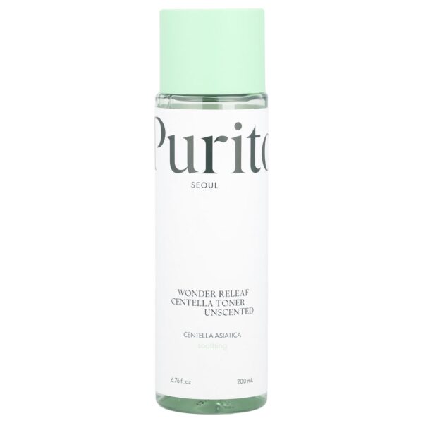 Tônico Facial Centella Wonder Releaf Sem Perfume 200 ml - Purito