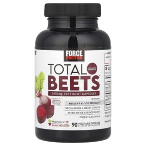 Total Beets Suporte a Circulação 90 Cápsulas Vegetais - Force Factor