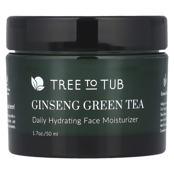 Tree to Tub - Creme Hidratante Facial Diário de Chá Verde e Ginseng 50 ml