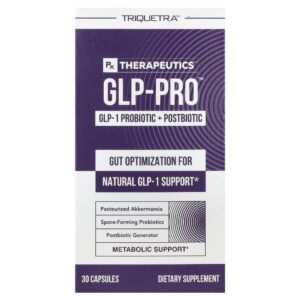 Triquetra Saúde PX Therapeutics GLP-Pro Probióticos + Pós-bióticos GLP-1 30 Cápsulas - Triquetra Health