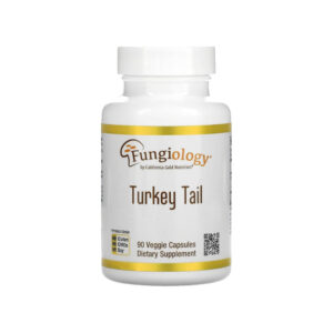 Turkey Tail (Cogumelo Cauda de Peru) 600mg 90 Veg Cápsulas - California Gold Nutrition