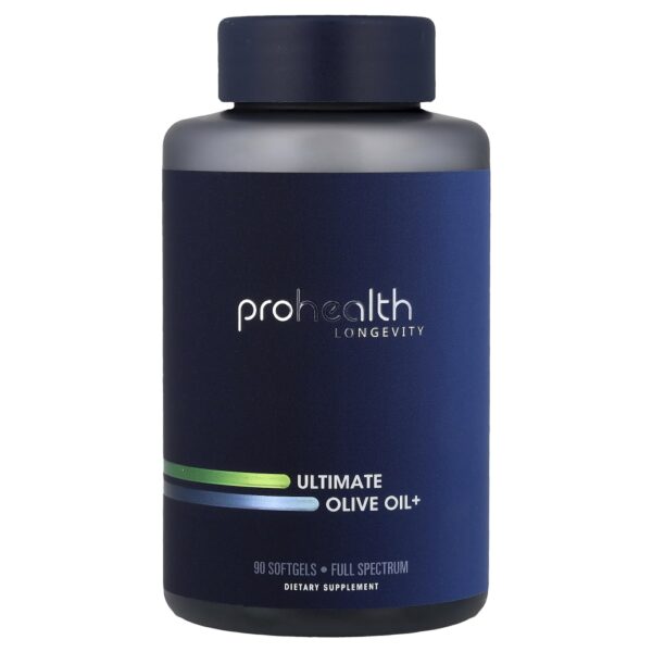 Ultimate Olive Oil+ Concentrado de Polifenóis 90 Softgels - ProHealth Longevity