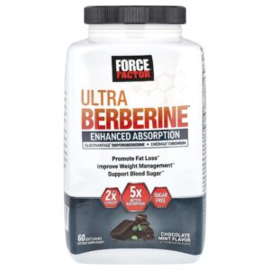 Ultra Berberine Chocolate e Menta 60 Cápsulas Mastigáveis - Force Factor
