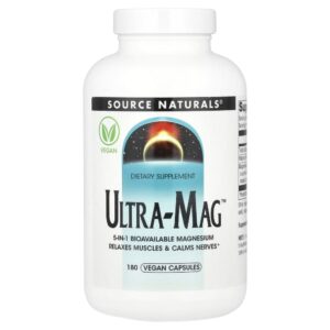 Ultra-Mag 180 Cápsulas Veganas - Source Naturals