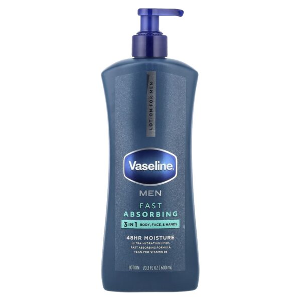 Vaseline - Loção Corporal e Facial Masculina Men Fast Absorbing 600 ml