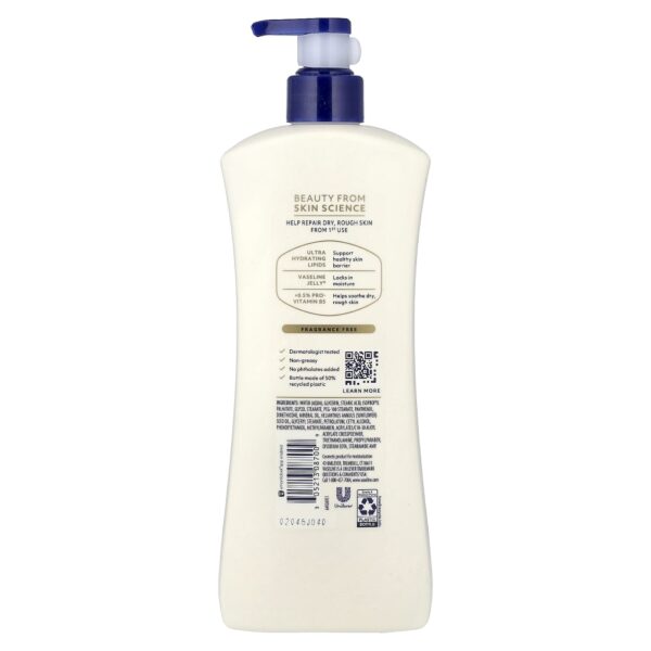 Vaseline - Loção Corporal Hidratante Intensive Care Advanced Repair Sem Perfume 600 ml