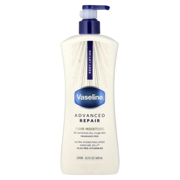 Vaseline - Loção Corporal Hidratante Intensive Care Advanced Repair Sem Perfume 600 ml