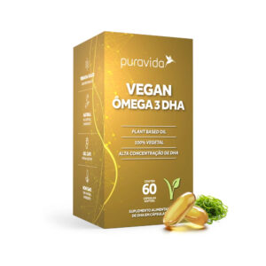 Vegan Ômega 3 DHA 60 Cápsulas - Puravida