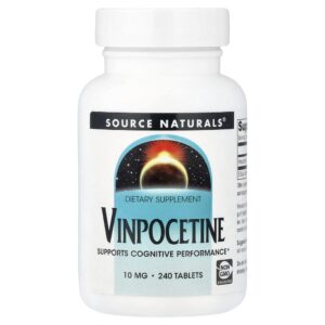 Vimpocetina 10 mg 240 Comprimidos - Source Naturals
