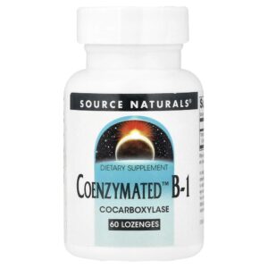 Vitamina B1 Coenzimada 13 mg 60 Pastilhas - Source Naturals