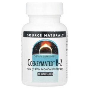Vitamina B2 Coenzimada 18 mg 60 Pastilhas - Source Naturals