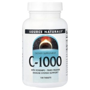 Vitamina C-1000 1000 mg 100 Comprimidos - Source Naturals