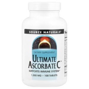 Vitamina C Complexo Ultimate Ascorbate C 100 Comprimidos - Source Naturals