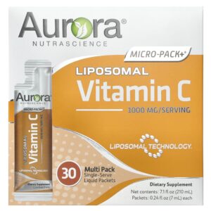 Vitamina C Lipossomal Micro-Pack 30 Sachês de 7 ml - Aurora Nutrascience
