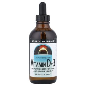 Vitamina D3 Líquida 1000 UI 118 ml - Source Naturals