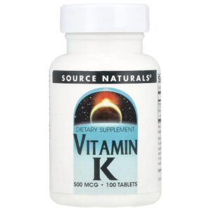 Vitamina K 100 Comprimidos - Source Naturals