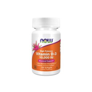 Vitamina D-3 10,000 Ui 120 Softgels - Now Foods