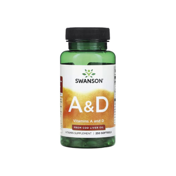 Vitaminas A e D 250 Softgels - Swanson