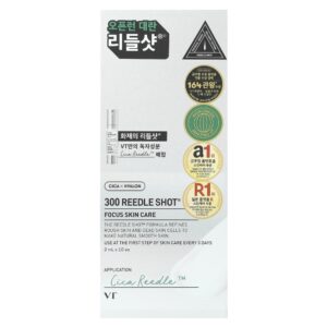 VT Cosmetics - Kit Sérum Facial Microagulhamento Reedle Shot 300 10 Sachês de 2 ml