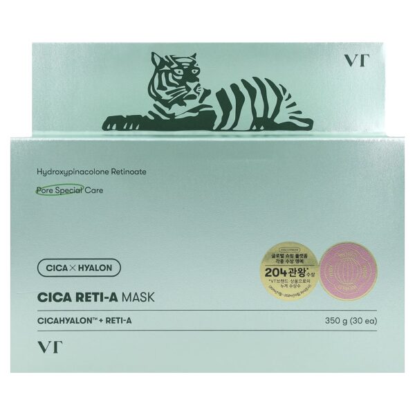 VT Cosmetics - Máscara Facial Renovadora Cica Reti-A Mask 30 Unidades 350 g