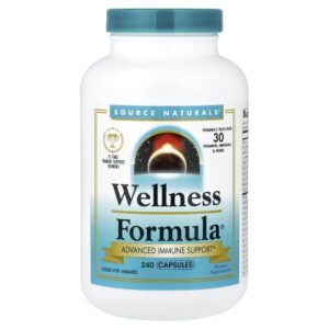Wellness Formula Suporte Imunológico Avançado 240 Cápsulas - Source Naturals
