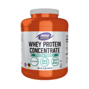 Whey Protein Concentrado sem sabor 2268g - Now Foods