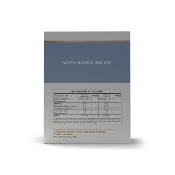 Whey Protein Isolate 15 sachês de 15g - Vitafor
