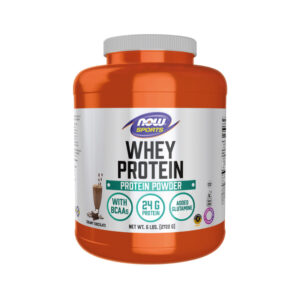 Whey Protein Powder 2722g Chocolate - Now Foods