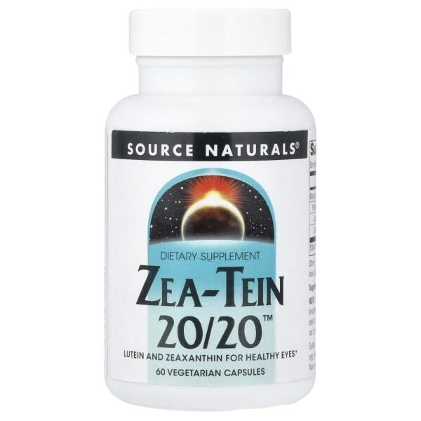 Zea-Tein 20/20 60 Cápsulas Vegetarianas - Source Naturals