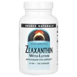 Zeaxantina com Luteína 10 mg 120 Cápsulas - Source Naturals