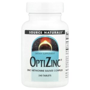 Zinco OptiZinc 240 Comprimidos - Source Naturals