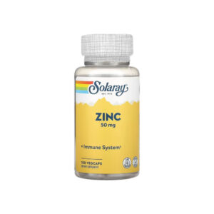 Zinco 50mg 100 Veg Cápsulas - Solaray