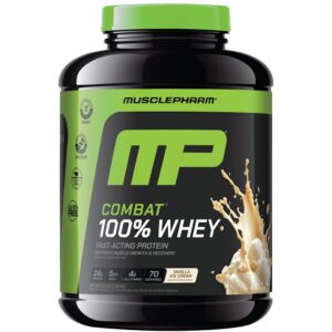 MusclePharm - 100% Whey Combat Sorvete de Baunilha 2,24 kg