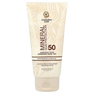 Australian Gold - Mineral Sunscreen Lotion SPF 50 Vanishing Nude Tint 145 ml