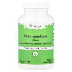 Vitacost - Pregnenolona 50 mg 180 Cápsulas