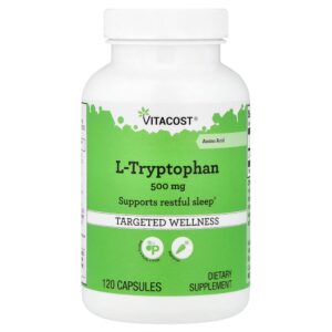 Vitacost - L-Tryptophan 500 mg 120 Capsules