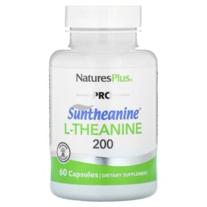 NaturePlus - Pro Suntheanine L-Theanine 200 60 Cápsulas (100 mg por Cápsula)