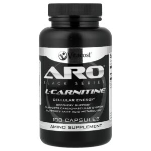 Vitacost - Black Series ARO L-Carnitina 500 mg 100 Cápsulas