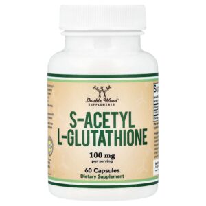 Double Wood Supplements - S-Acetil L-Glutationa 100 mg 60 Cápsulas
