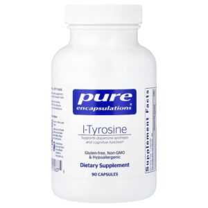Pure Encapsulations - L-Tirosina 90 Cápsulas (500 mg por Cápsula)