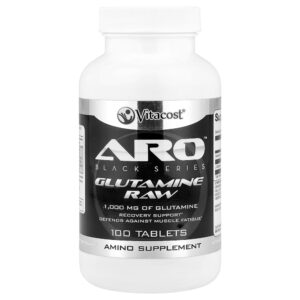 Vitacost - ARO Black Series Glutamine RAW 100 Tablets