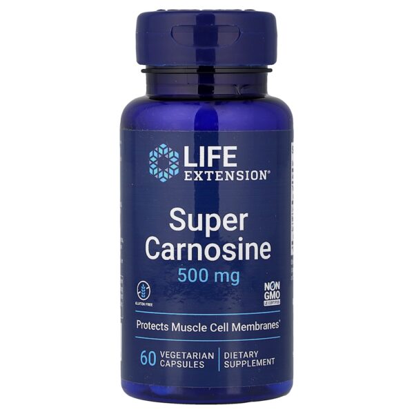 100.jpg Life Extension - Super Carnosine 60 Cápsulas Vegetarianas