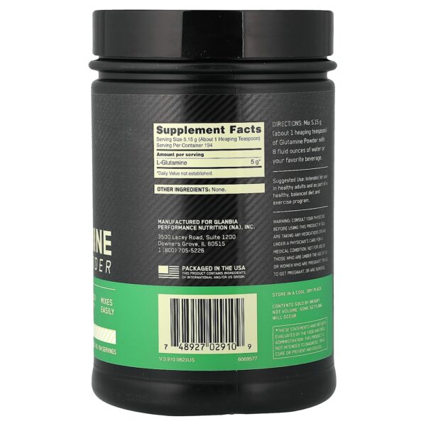 Optimum Nutrition - Glutamina em Pó Sem Sabor 1 kg